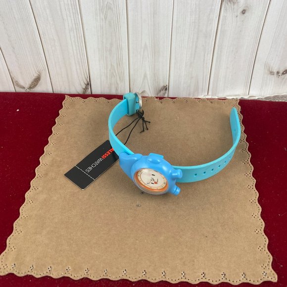 Alessi Miriam Mirri Modernist AL23000 Polyurethane Blue Strap Watch - Picture 4 of 8